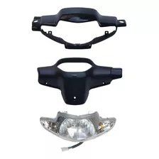 Carenagem Farol + Moldura + Farol Shineray Phoenix 50cc