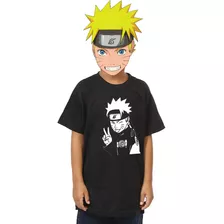 Camiseta Infantil Naruto Shippuden Uzumaki Anime 100%algodão