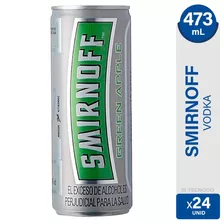 Smirnoff Ice Green Apple Lata Pack X24 Unidades - Sabor Manzana Verde