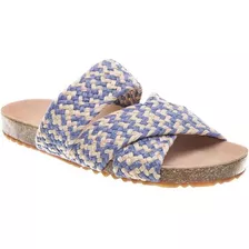 Sandália Fiever Birken Tira Neon Palmilha Natural Feminino