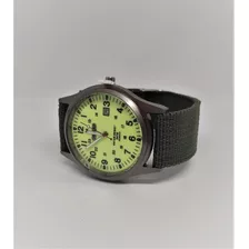 Reloj Cuarzo Militar Acero Correa Nailon