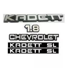 Kit Emblemas Kadett 1.8 Chevrolet Plaquetas Kadett Sl