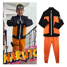 Disfraz Naruto Naranja Con Negro Fiesta Disfraces