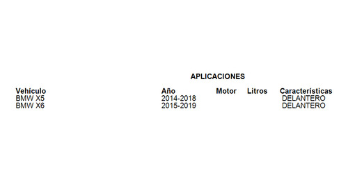 Amortiguador Delantero Bmw X6 2015-2019 Foto 4