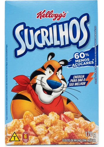Sucrilhos 60% Menos Açúcares Kellogg's 170g
