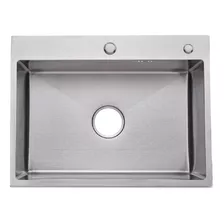 Cuba Para Cozinha Aço Inox Retangular 60 Cm - Escovado