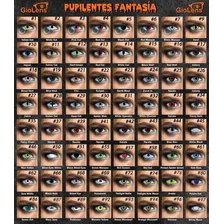 Pupilentes Halloween Fantasia Mayoreo 8 + 2 Pares Zombie