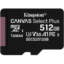 Memoria Micro Sdxc 100r A1 Cl10 Kingston 512gb Sdcs2/512 /vc