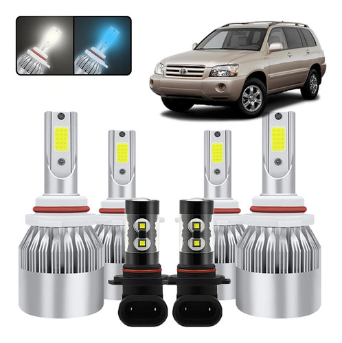 12000lm Kit Luces Led 9005 H11 Luz Alta/baja For Toyota Toyota Highlander