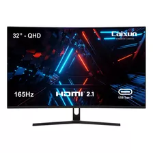 Monitor Gamer Curvo Caixun C32c3q 165hz Color Negro