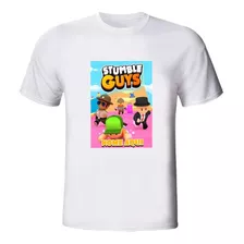 Camiseta Gamer Stumble Guys Camisa Adulto Infantil Mod01