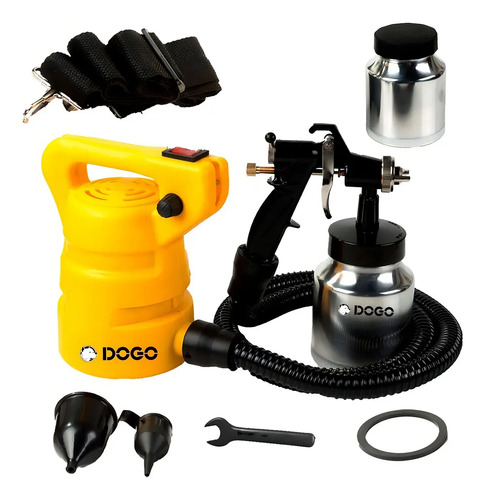 Pistola Para Pintar Dogo Es-1c 800w 1l Hvlp Manguera