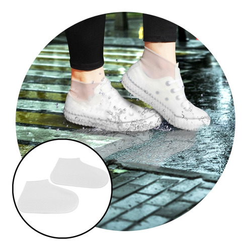 Protetor De Sapato Haiz Silicone Impermeável Para Chuva