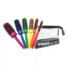 Set 6 Cepillos Brushing Termicos Ion Termix Pride + Neceser