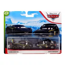 Disney Pixar Cars 3 Lewis Hamilton & Bruce Boxmann