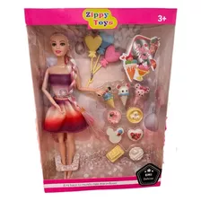 Muñeca Emi Fashion Candy Zippy Toys Accesorios