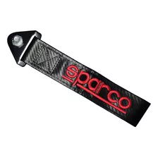 Tow Strap Cinta De Remolque Jdm Sparco Fibra De Carbono 