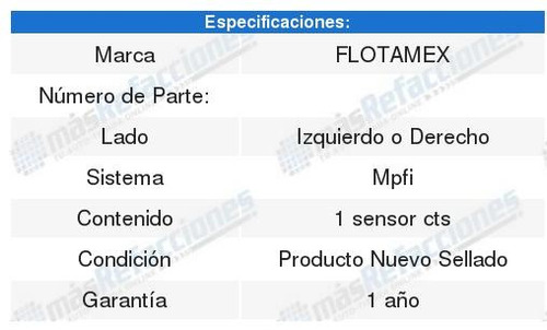 Ford Focus Zx3 00-01 Sensor Refrigerante Cts Foto 2