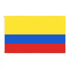 Bandera De Colombia De Poliéster Medida De 90 X 150 Cm