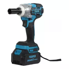 Chave De Impacto 21v A Bateria 380nm Brushless 1/2 Polegada Cor Azul-turquesa 110v/220v