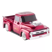 Qfx Bt- Bluetooth Hot Rod Pickup Truck Altavoz, 2 Altavoce. Color Rojo