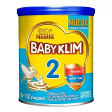 Leche De Fórmula En Polvo Nestlé Baby Klim 2 En Lata De 1 De 800g - 6 A 12 Meses