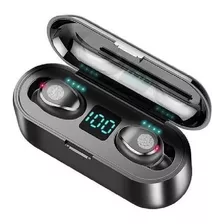 Auriculares Bluetooth F9 Tws Touch / Caja Power Bank Con Led