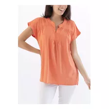 Blusa Lino Detalle Escote 24-40-1