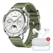 Smartwatch Huawei Gt 4 46mm Verde + Freebuds Se De Regalo