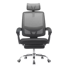 Silla Ejecutiva Con Apoyapies Reclinable Lumbar Giratoria