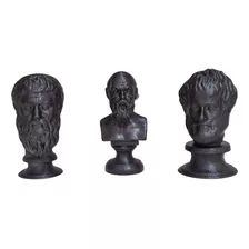 Esculturas Estatuas Bustos Sócrates, Aristóteles E Platão