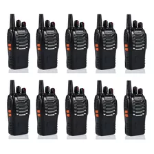 Pack 10 Radio Walkie Talkie Portatil Baofeng Uhf Bf-888s