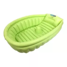 Bañera Inflable Transportable New Oasis Bebedue Color Verde Liso