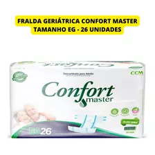 Fralda Geriátrica Confort Master Extra Grande Eg Descartável