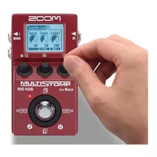 Zoom Zms-60b Pedal Multi Efecto Para Bajo