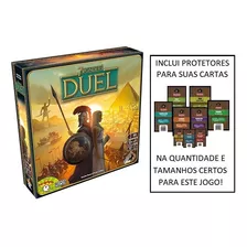 7 Wonders Duel - Jogo De Cartas + Sleeves