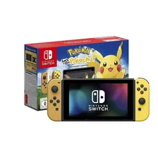 Nintendo Switch 32gb Pikachu & Eevee Edition With Pokémon: Let's Go, Pikachu! + Poké Ball Plus Color Negro Y Amarillo