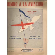 Partitura Himno A La Aviación