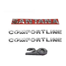 Kit Emblemas Volkswagen Santana + 2.0 + 02- Comfortline
