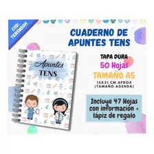 Cuaderno / Agenda / Apuntes / Tens / A5 (grande) 50h