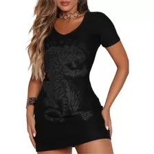 Vestido T-shirt Pitbull Jeans Ref 79964