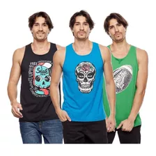 Kit 10 Regatas Básica Gola Redonda Masculina Revenda Lucre