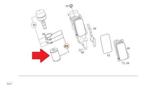 Filtro De Aire Aceite Mercedes Benz Clase C E Ml S Sl Slk Foto 6