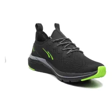 Zapatilla Hombre Sport/deportiva Negro Verde If Envio Gratis