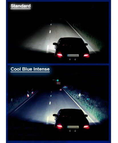 Focos Osram Coolblue Intense 9005 Hb3 + Luz Tipo Xenon 4200k Foto 7