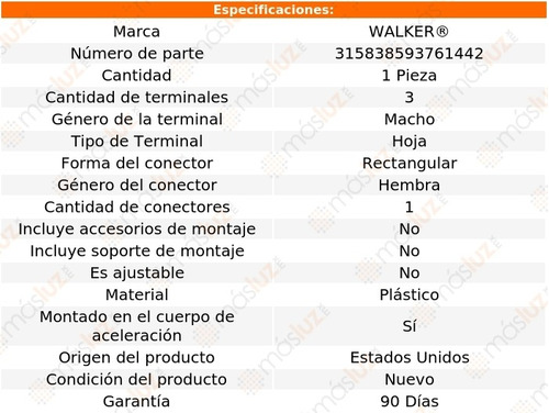 Sensor Posc Tps Chrysler Prowler 6 Cil 3.5l 01/02 Walker Foto 6