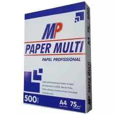Papel Sulfite A4 75g 500fls Paper Multi
