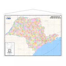  Mapa Estado São Paulo Banner 107cm Largura X 80cm Altura