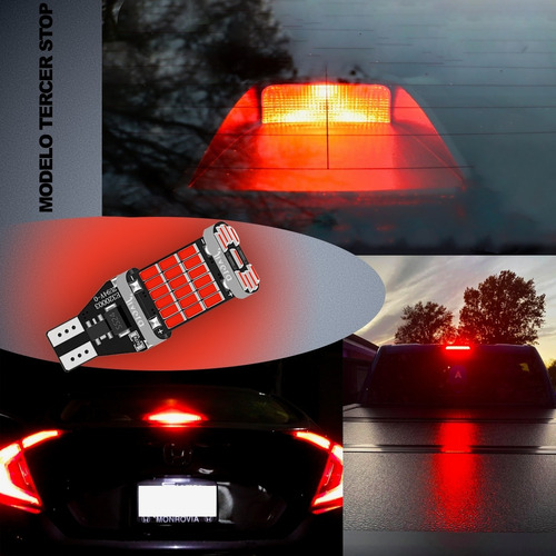 St Bulbo Tercer Stop Led Canbus Jaguar Xkr 2002 T15,h21 Foto 3