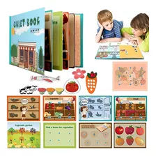 Livro De Adesivos De Jogo Toy Paste Matching E